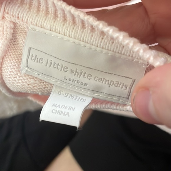 The Little White Company Pink Polar Bear Sweater - Picture 5 of 5